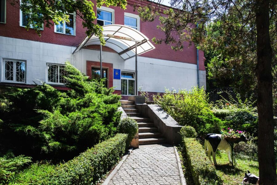 Вход в столовую санатория Лермонтова Пятигорск - фотография