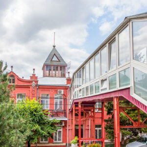 Переход в 10 корпус санатория Лермонтова Пятигорск - фотография