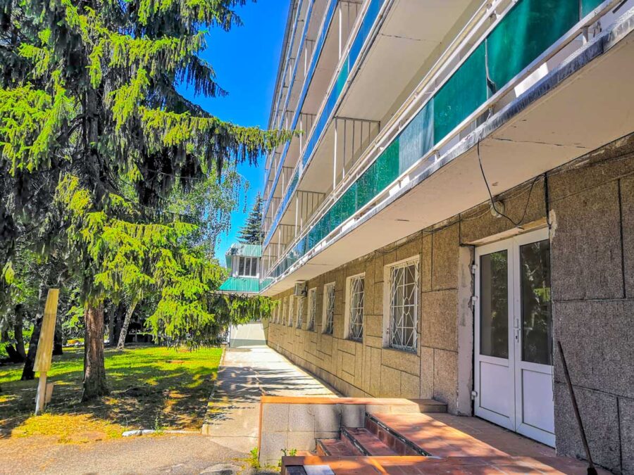 Фасад 4 корпуса санатория Лермонтова Пятигорск - фотография