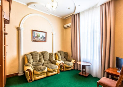 Номер 2 местный 2 комнатный 1 категории в 5 корпусе в санатории «Лермонтова» в г. Пятигорск - фотография