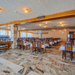 Обеденный зал в санатории Лермонтова Пятигорск - фотография
