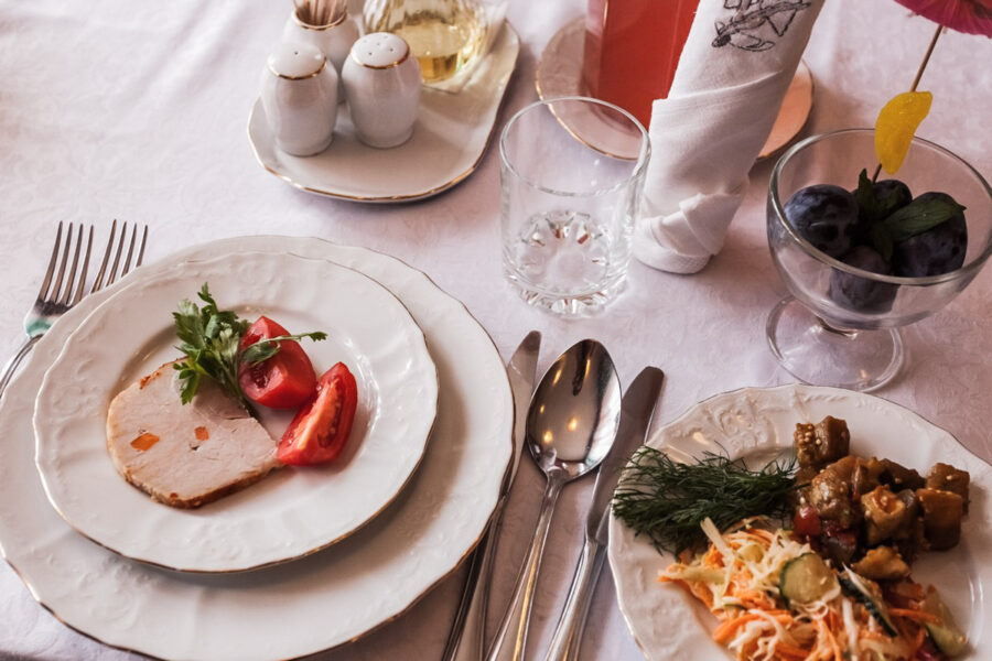 Блюда в санатории Лермонтова Пятигорск - фотография