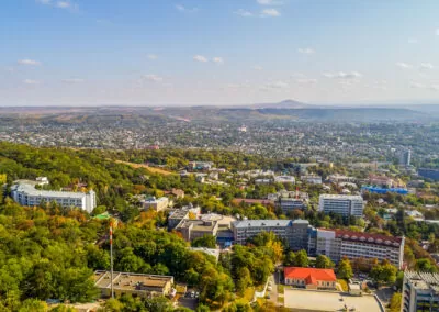 Вид на санаторий Лермонтова Пятигорск - фотография